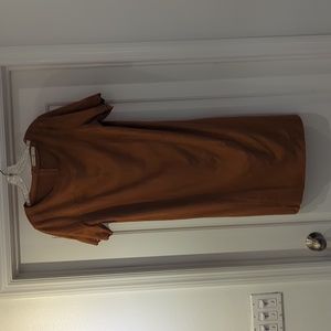 Suede dress